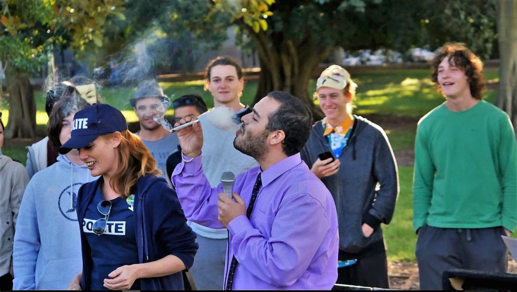 Free Cannabis NSW's Chris Hindi